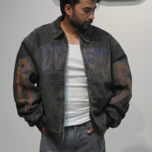 The Winter Trucker: Heavyweight Sherpa-Lined Denim Jacket