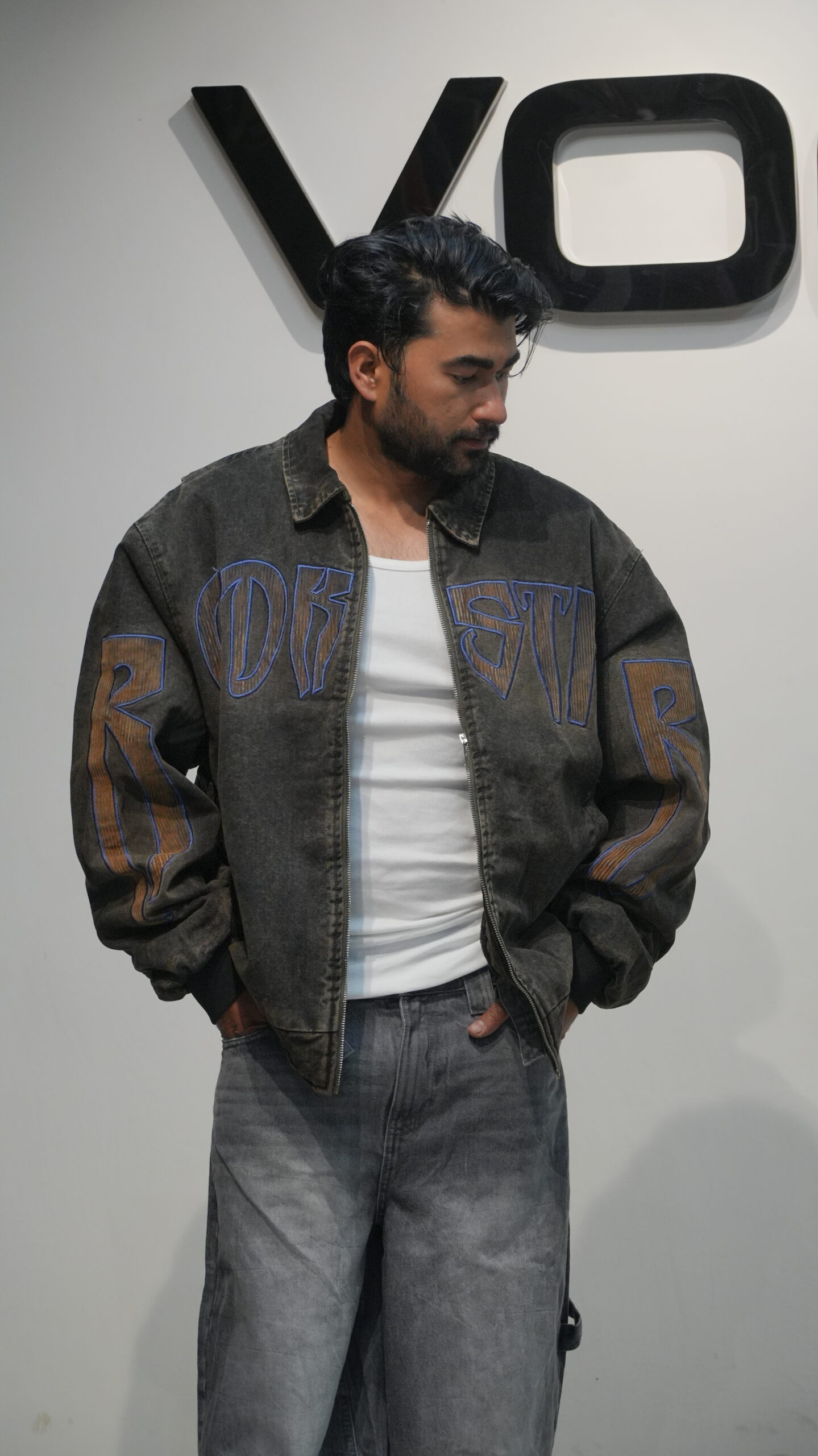 The Winter Trucker: Heavyweight Sherpa-Lined Denim Jacket