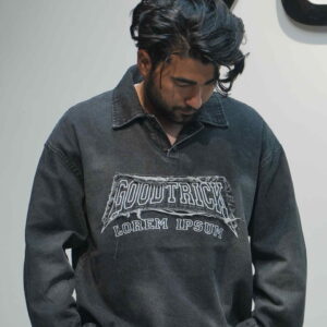 GoodTrick Oversized Distressed Denim Shirt Jacket