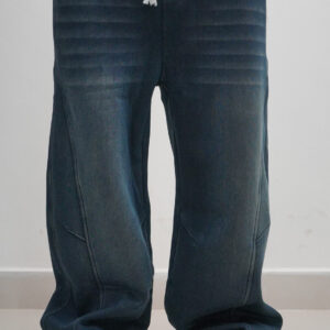 Winter Fleece-Lined Baggy Jeans-Look Lower
