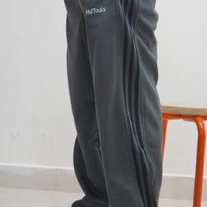 Oversized Side-Stripe Track Pants – Premium Baggy Straight Fit Lower