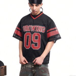 MT99 Black-Red Mesh Jersey